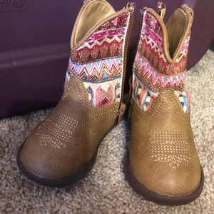 Toddler cow boy boots